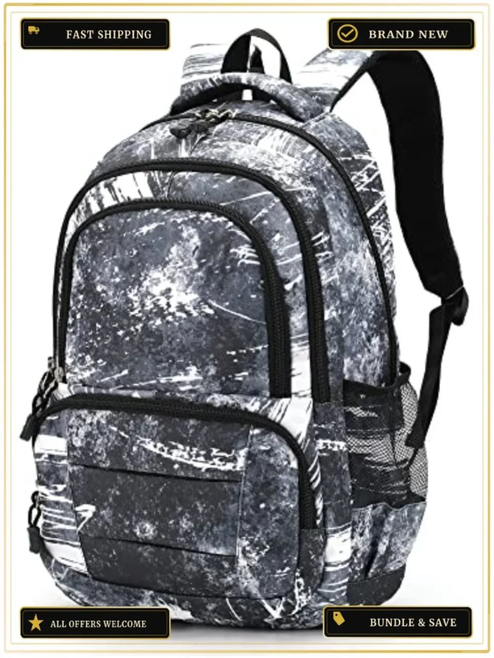 Kids Backpack for School Laptop Bag with USB Port Lightweight Nylon